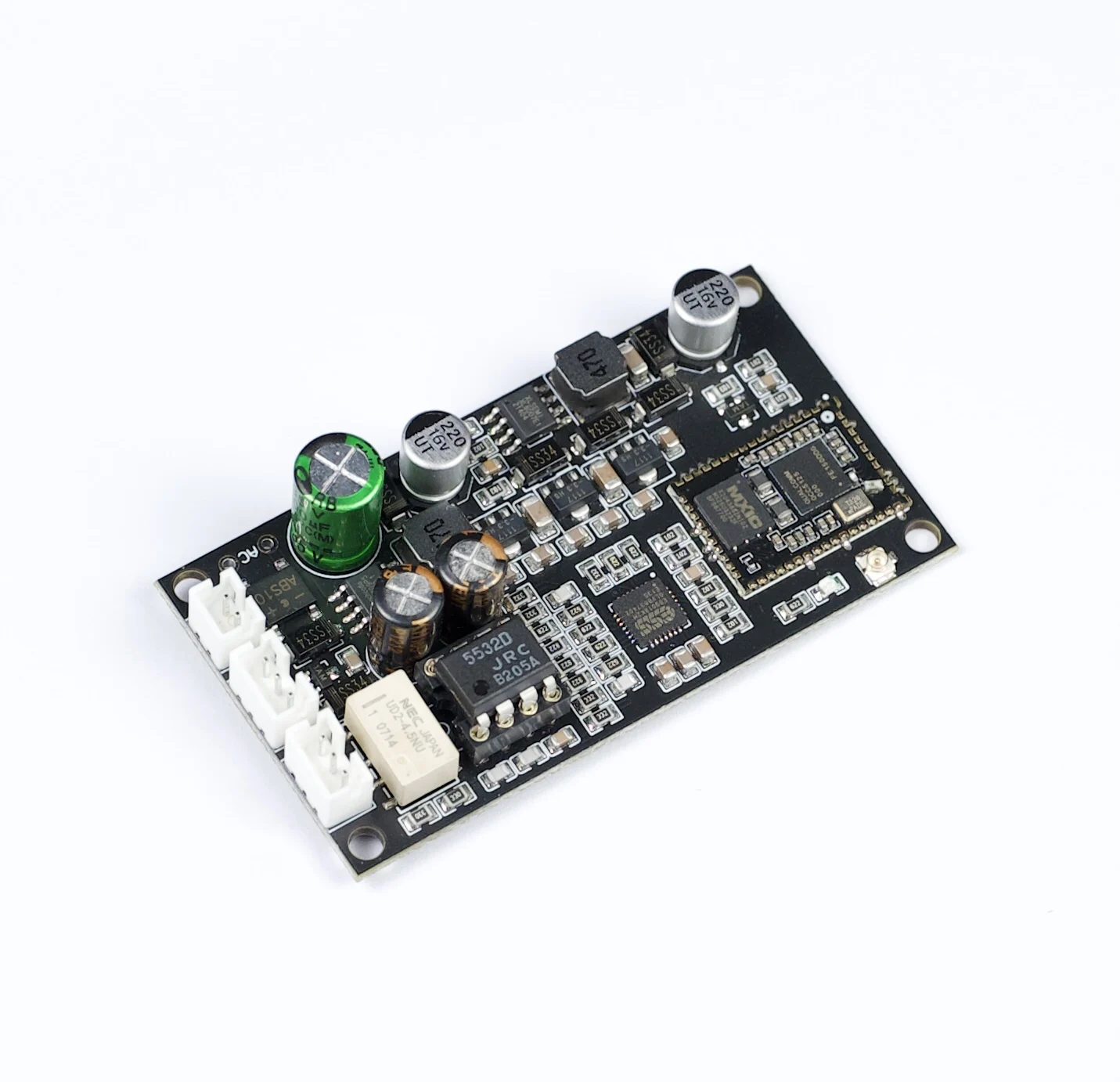 Плата декодирования HIFI ES9018K2M Bluetooth 5,1, плата QCC5125 без потерь приема ES9038, модуль превышает CSR8676 5,0
Плата декодирования HIFI ES9018K2M Bluetooth 5,1, плата QCC5125 без потерь приема ES9038, модуль превышает CSR8676 5,0