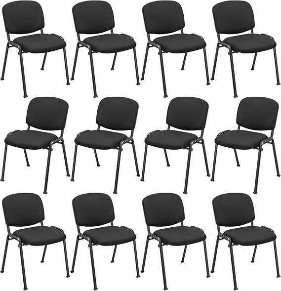 Conference Room Chairs Set of 8, Stackable Office Guest Chairs with Upholstered Back & Seat, Ergonomic Office Reception Chairs
Conference Room Chairs Set of 8, Stackable Office Guest Chairs with Upholstered Back & Seat, Ergonomic Office Reception Chairs