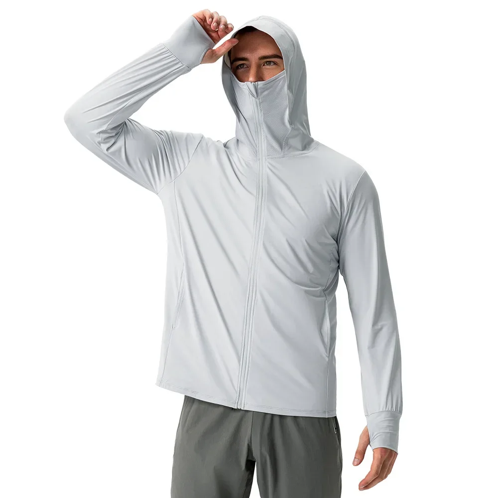Men Sunscreen Sports Jacket Hoodie Uv Protection Clothes Ice Silk UV-proof Long Sleeve Sun Protection Clothing Hooded Sportswear
Men Sunscreen Sports Jacket Hoodie Uv Protection Clothes Ice Silk UV-proof Long Sleeve Sun Protection Clothing Hooded Sportswear