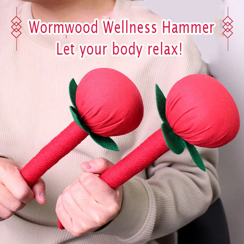 Back Knock Massage Tools Wormwood Mugwort Herbal Medicine Filling Hammer Massager Fitness Stress Relax Body Health Care Tools
Back Knock Massage Tools Wormwood Mugwort Herbal Medicine Filling Hammer Massager Fitness Stress Relax Body Health Care Tools