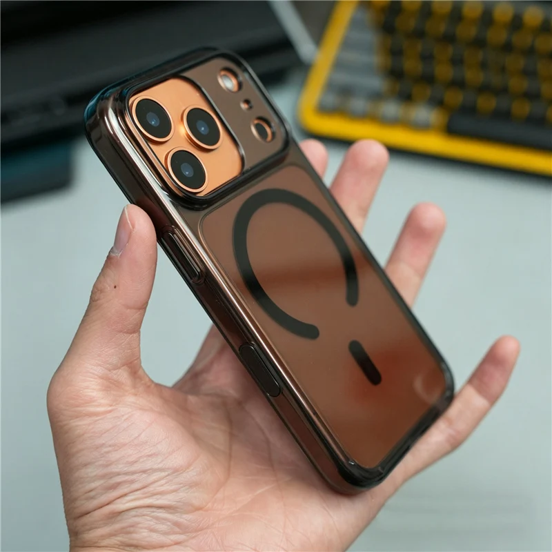 Transparent Original Magnetic For Magsafe Case For iPhone Air 17Pro 17 17Pro Max Touch Camera Button Wireless Charger Hard Cover
Transparent Original Magnetic For Magsafe Case For iPhone Air 17Pro 17 17Pro Max Touch Camera Button Wireless Charger Hard Cover