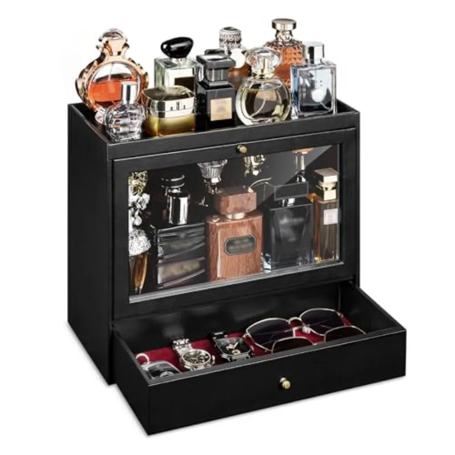 Cologne Organizer, Perfumes Organizer for Dresser, Large Capacity Dustproof Cologne Holder with Drawer Storage Perfume Stand Or
Cologne Organizer, Perfumes Organizer for Dresser, Large Capacity Dustproof Cologne Holder with Drawer Storage Perfume Stand Or