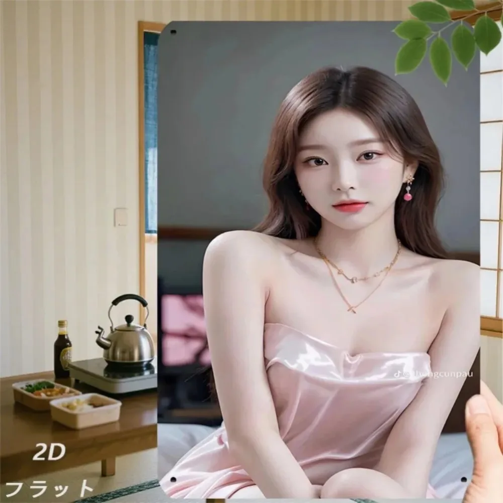 Iron Metal Wall Sign, Vintage Woman Portrait Art Decor Retro JIT Home Wall Art (8x12in)
Iron Metal Wall Sign, Vintage Woman Portrait Art Decor Retro JIT Home Wall Art (8x12in)