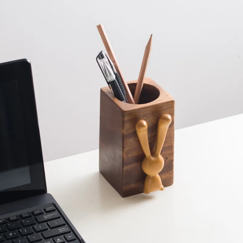 ✨Cute Bunny Wooden Pen Holder Walnut Makeup Brush Organizer Aesthetic Desk Caddy Kawaii Stationery Storage Box desk organizer
✨Cute Bunny Wooden Pen Holder Walnut Makeup Brush Organizer Aesthetic Desk Caddy Kawaii Stationery Storage Box desk organizer