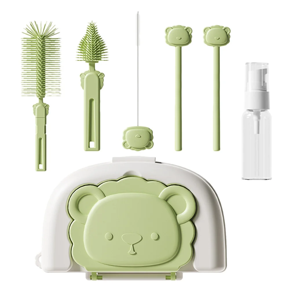 Travel Baby Bottle Brush Set Portable Silicone Bottle Cleaner Soft Bristles Thoroughly Cleans Every Corner Gentle on Surfaces
Travel Baby Bottle Brush Set Portable Silicone Bottle Cleaner Soft Bristles Thoroughly Cleans Every Corner Gentle on Surfaces