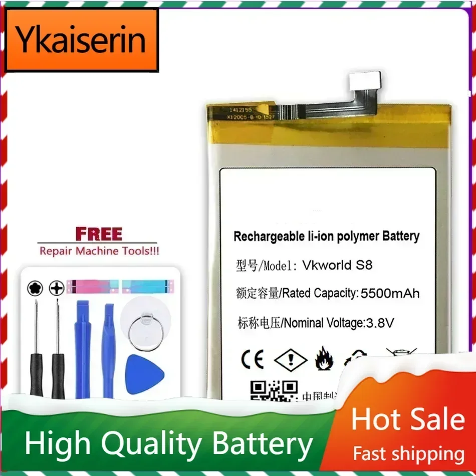 Mobile Phone Battery S 8 5500mAh for Vkworld S8 MTK6750T Portable Batteries Bateira Warranty + Track Code
Mobile Phone Battery S 8 5500mAh for Vkworld S8 MTK6750T Portable Batteries Bateira Warranty + Track Code