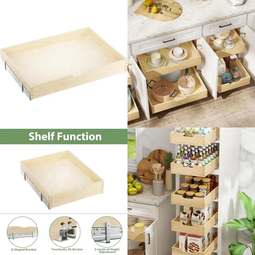 Выдвижной органайзер для шкафа шириной 28,5 x 21 глубина, с полным выдвижными направляющими и U-образным кронштейном для легкого доступа
Выдвижной органайзер для шкафа шириной 28,5 x 21 глубина, с полным выдвижными направляющими и U-образным кронштейном для легкого доступа