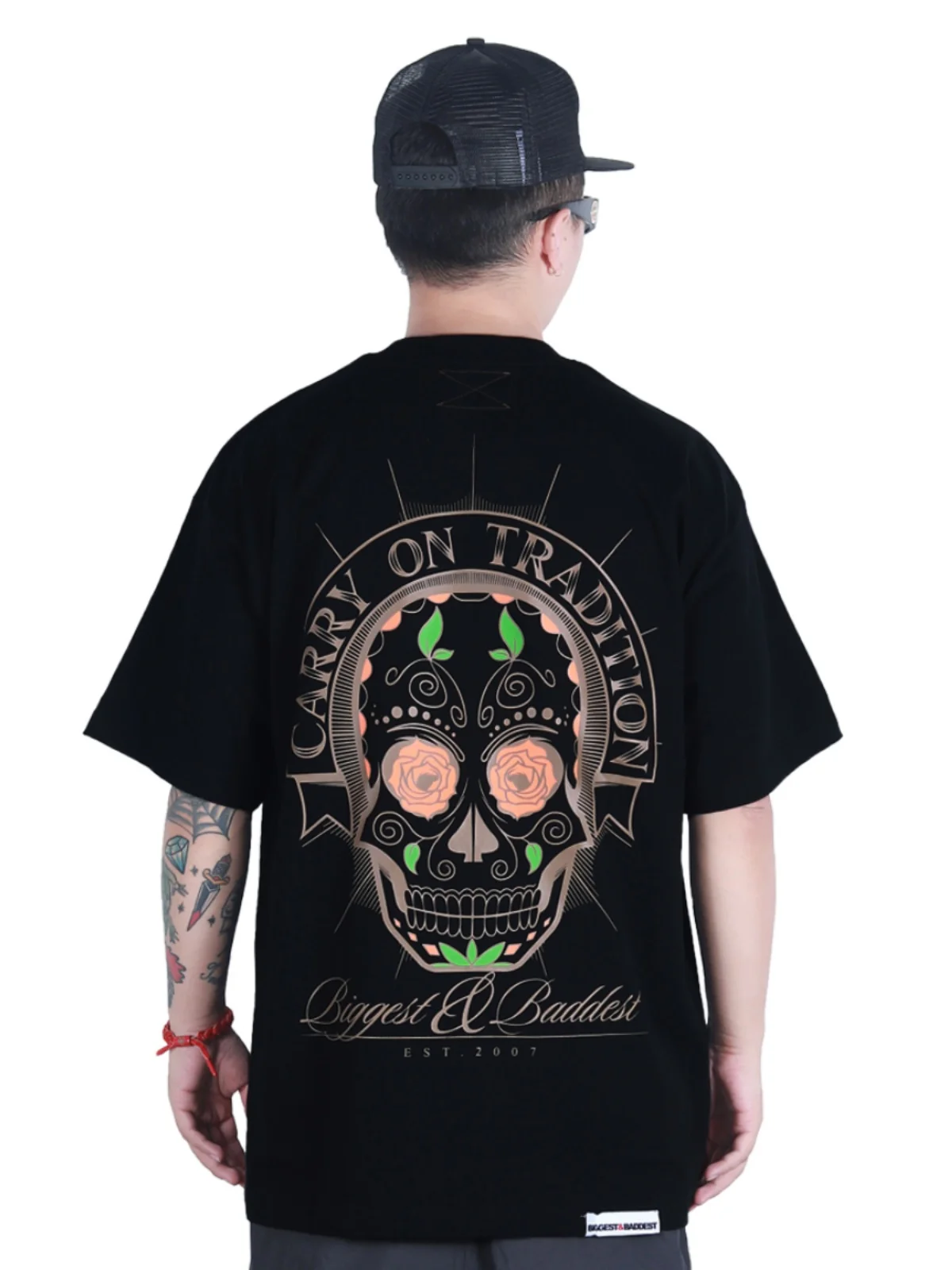 FBS X BIGGEST BADDEST Collaborative Rose Skeleton Street Dance Loose Bboy Short Sleeve T-Shirt Cotton Youth Casual Style
FBS X BIGGEST BADDEST Collaborative Rose Skeleton Street Dance Loose Bboy Short Sleeve T-Shirt Cotton Youth Casual Style