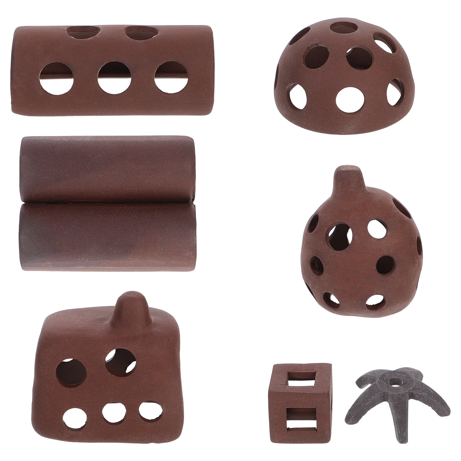 7Pcs Aquarium Landscape Decoration Fish Tank Hideout Purple Clay Ceramic Shrimp Shelter Fish Breeding Shrimp Tank Accessories
7Pcs Aquarium Landscape Decoration Fish Tank Hideout Purple Clay Ceramic Shrimp Shelter Fish Breeding Shrimp Tank Accessories