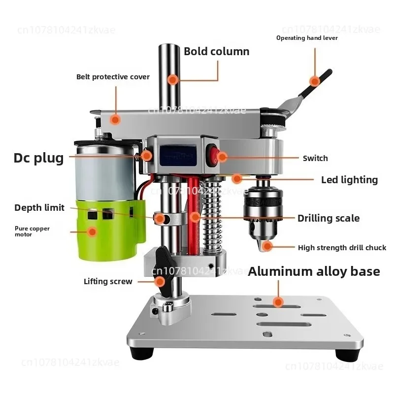 Home Mini Mini Mini Table Drill DIY Table Repair Table High Precision DC Variable Speed Drilling Electric Drill
Home Mini Mini Mini Table Drill DIY Table Repair Table High Precision DC Variable Speed Drilling Electric Drill