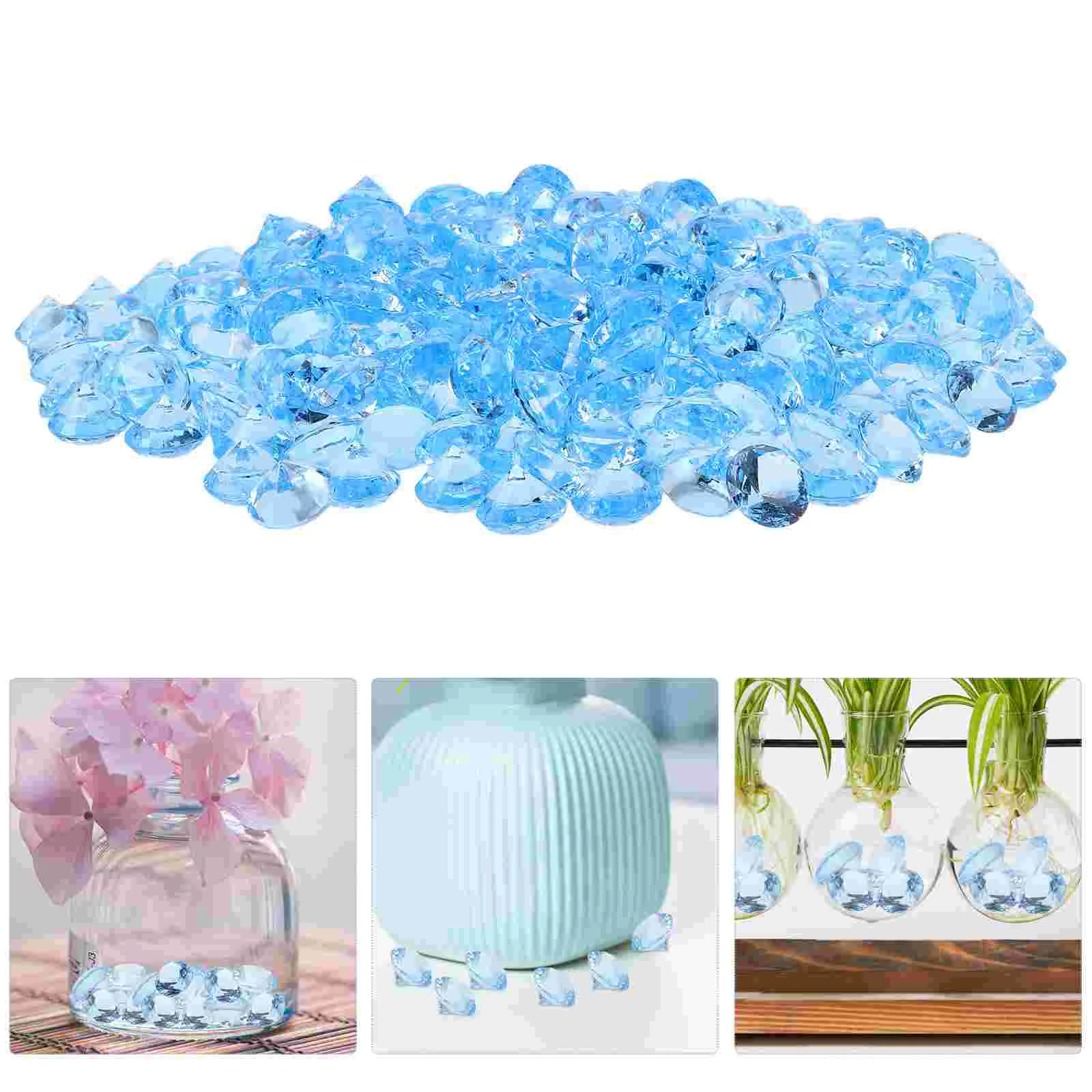 Diamond Vase Rhinestone Filler Sky-blue Plastic Fake Diamonds Decoration Child Vases
Diamond Vase Rhinestone Filler Sky-blue Plastic Fake Diamonds Decoration Child Vases