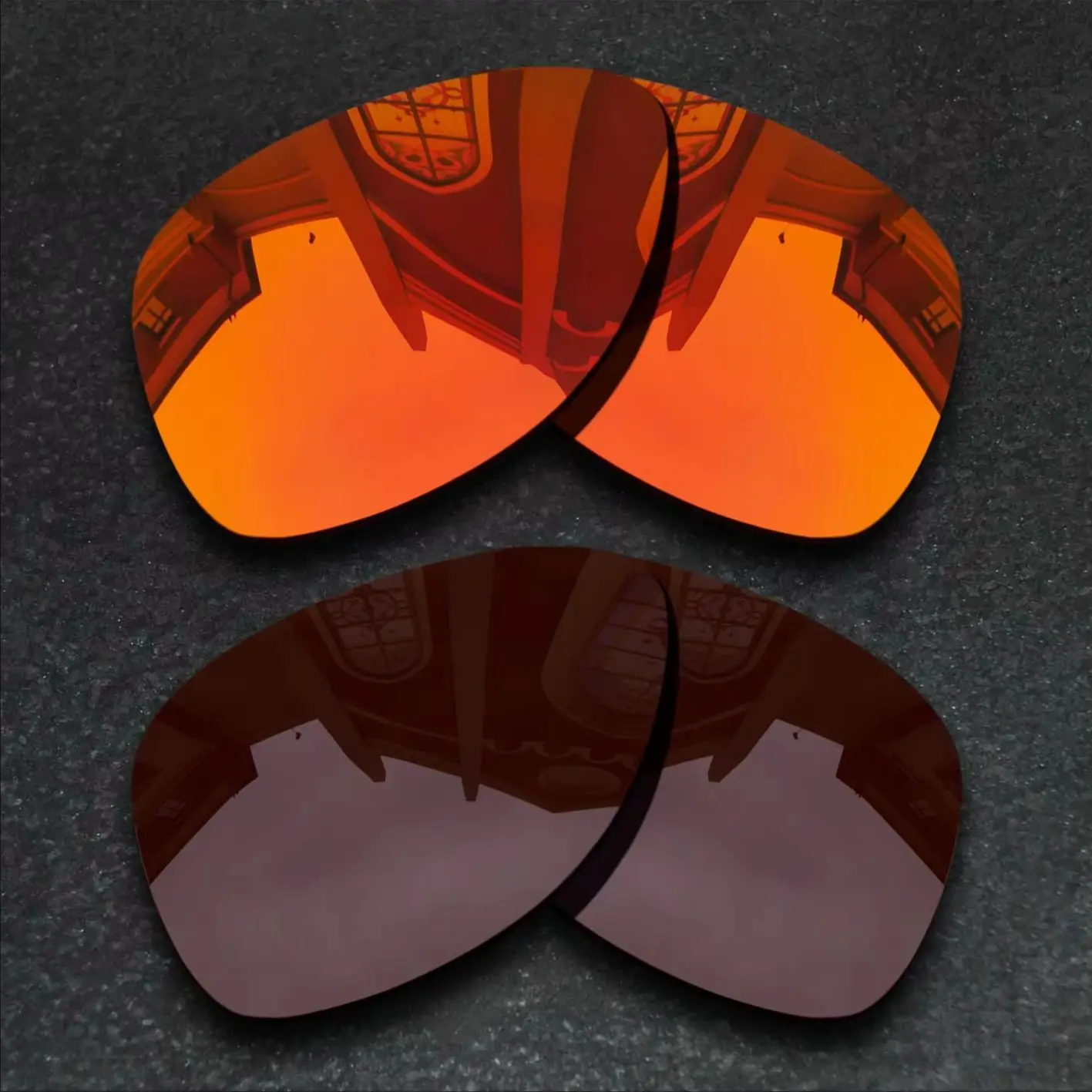 Red Orange&Bronze Brown Sunglasses Polarized Replacement Lenses for Oakley Dispatch 2
Red Orange&Bronze Brown Sunglasses Polarized Replacement Lenses for Oakley Dispatch 2