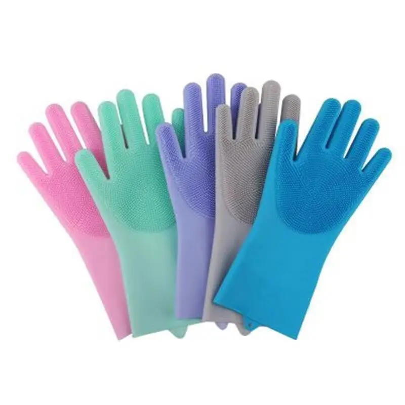 Silicone dishwashing gloves, magic gloves, durable, wear-resistant, waterproof rubber gloves for special use
Silicone dishwashing gloves, magic gloves, durable, wear-resistant, waterproof rubber gloves for special use