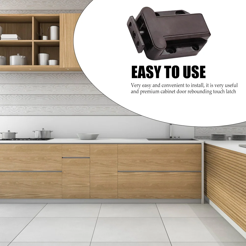 4Pcs Door Rebounding Push Latch Fine Workmanship Simple Design for Bedroom Cabinet Wood Doors Bathroom Cupboard Plastic Touch
4Pcs Door Rebounding Push Latch Fine Workmanship Simple Design for Bedroom Cabinet Wood Doors Bathroom Cupboard Plastic Touch