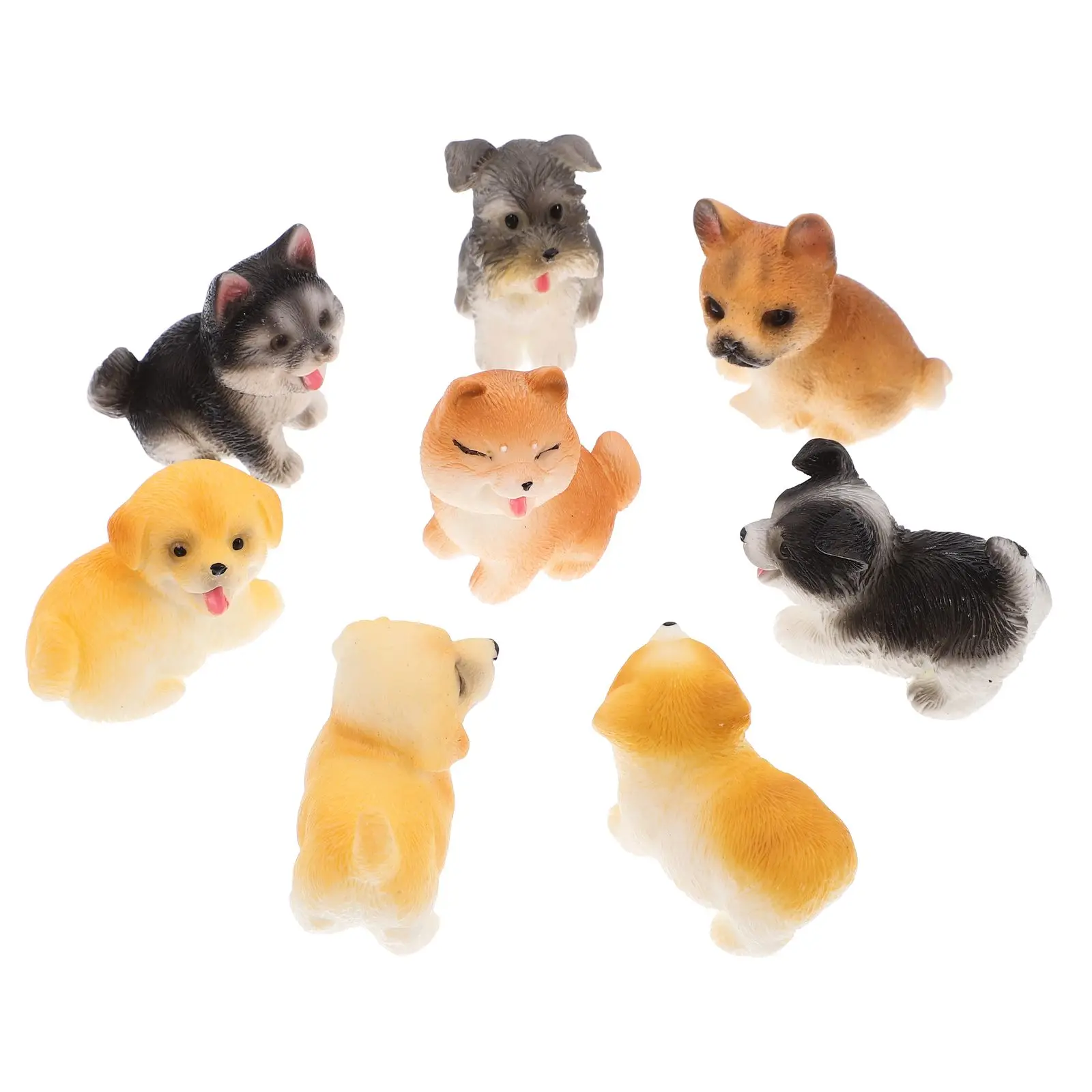 8 Pcs Dog Figurines Miniatures Realistic Animals Garden Miniature Figurines Puppy Home Desktop Decor Puppy Statue Sculptures
8 Pcs Dog Figurines Miniatures Realistic Animals Garden Miniature Figurines Puppy Home Desktop Decor Puppy Statue Sculptures