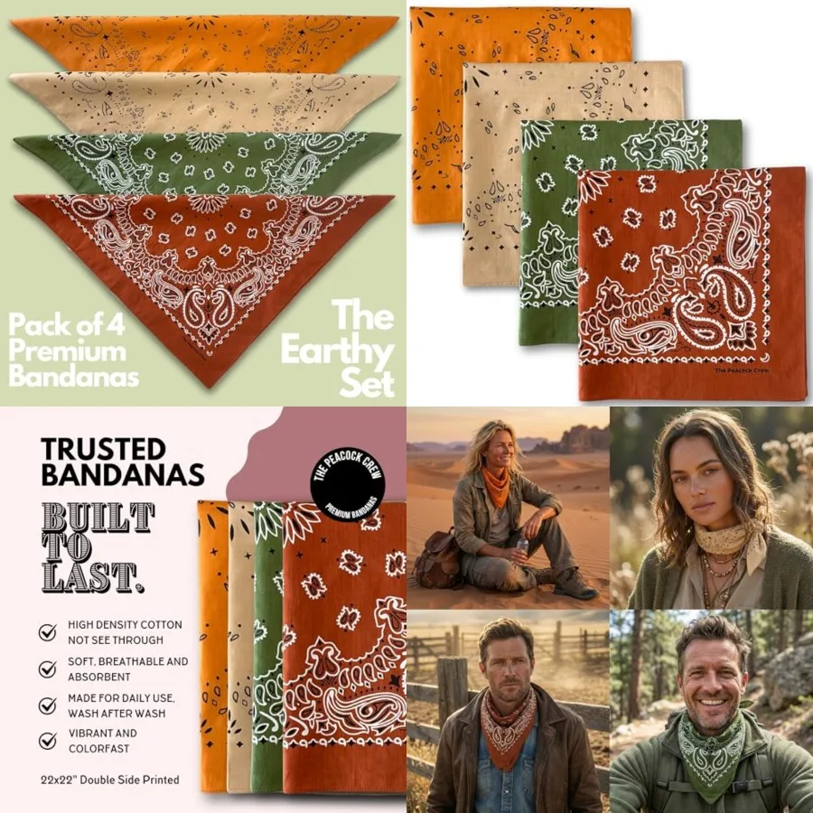 The Peacock Crew Premium St Cotton Bandanas for Men and Women Paisley x Inch
The Peacock Crew Premium St Cotton Bandanas for Men and Women Paisley x Inch