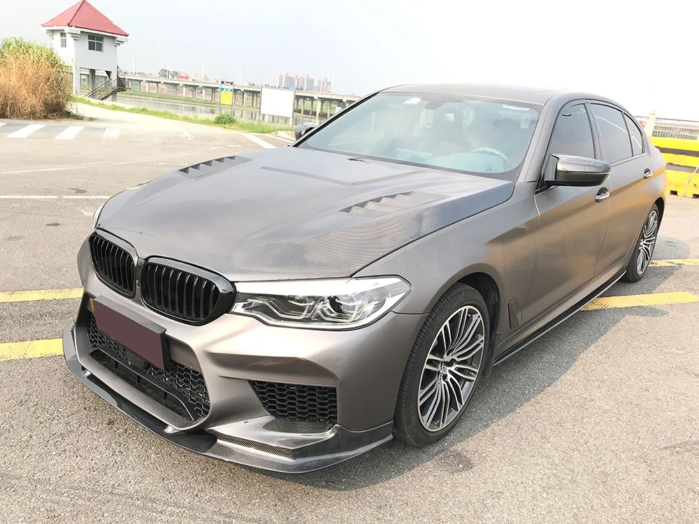 JIACHE Dry Carbon Fiber Front Lip Spoiler Splitters For BMW 5 Series F90 M5 Original Bumper 2018 2019 FRP Head Bumper Guard
JIACHE Dry Carbon Fiber Front Lip Spoiler Splitters For BMW 5 Series F90 M5 Original Bumper 2018 2019 FRP Head Bumper Guard