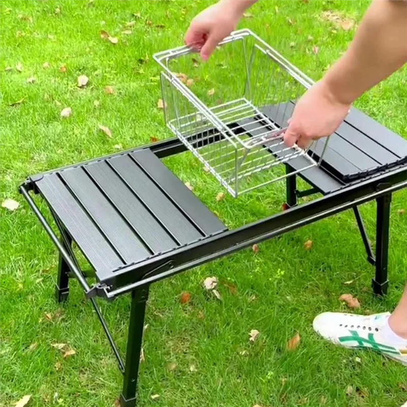 M12K-Multifunctional Folding For Table Side Expansion Rack For Camping Drain Basket Stainless Steel Camping Storage Basket
M12K-Multifunctional Folding For Table Side Expansion Rack For Camping Drain Basket Stainless Steel Camping Storage Basket