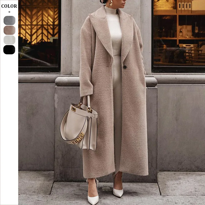 2025 Autumn Winter Women's Plush Long Sleeve Warm Jacket Overcoat European American Style Cross-border Direct Sales Fashion
2025 Autumn Winter Women's Plush Long Sleeve Warm Jacket Overcoat European American Style Cross-border Direct Sales Fashion