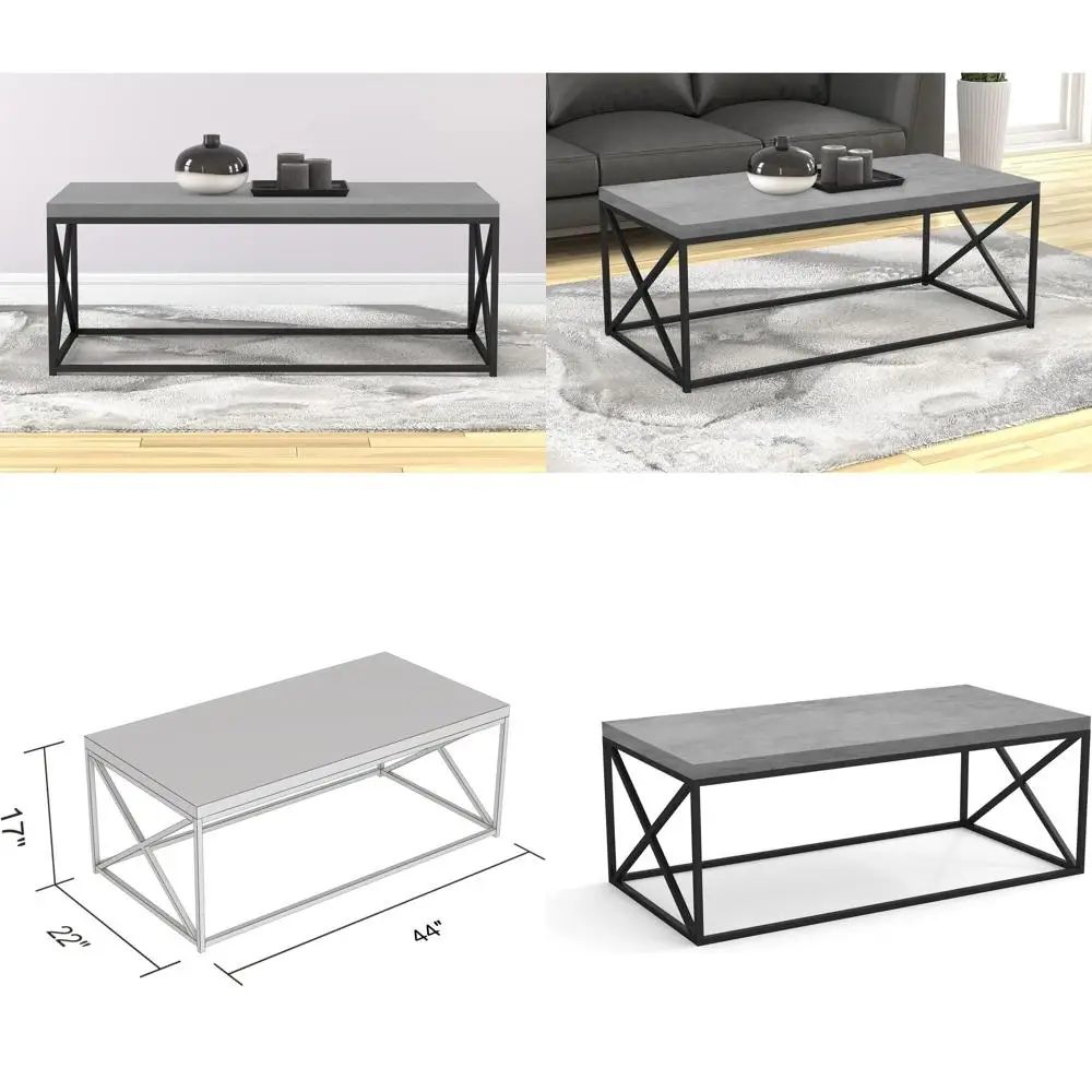 Gray Cement 48 Living Room Coffee & Tea Serving Center Table
Gray Cement 48 Living Room Coffee & Tea Serving Center Table