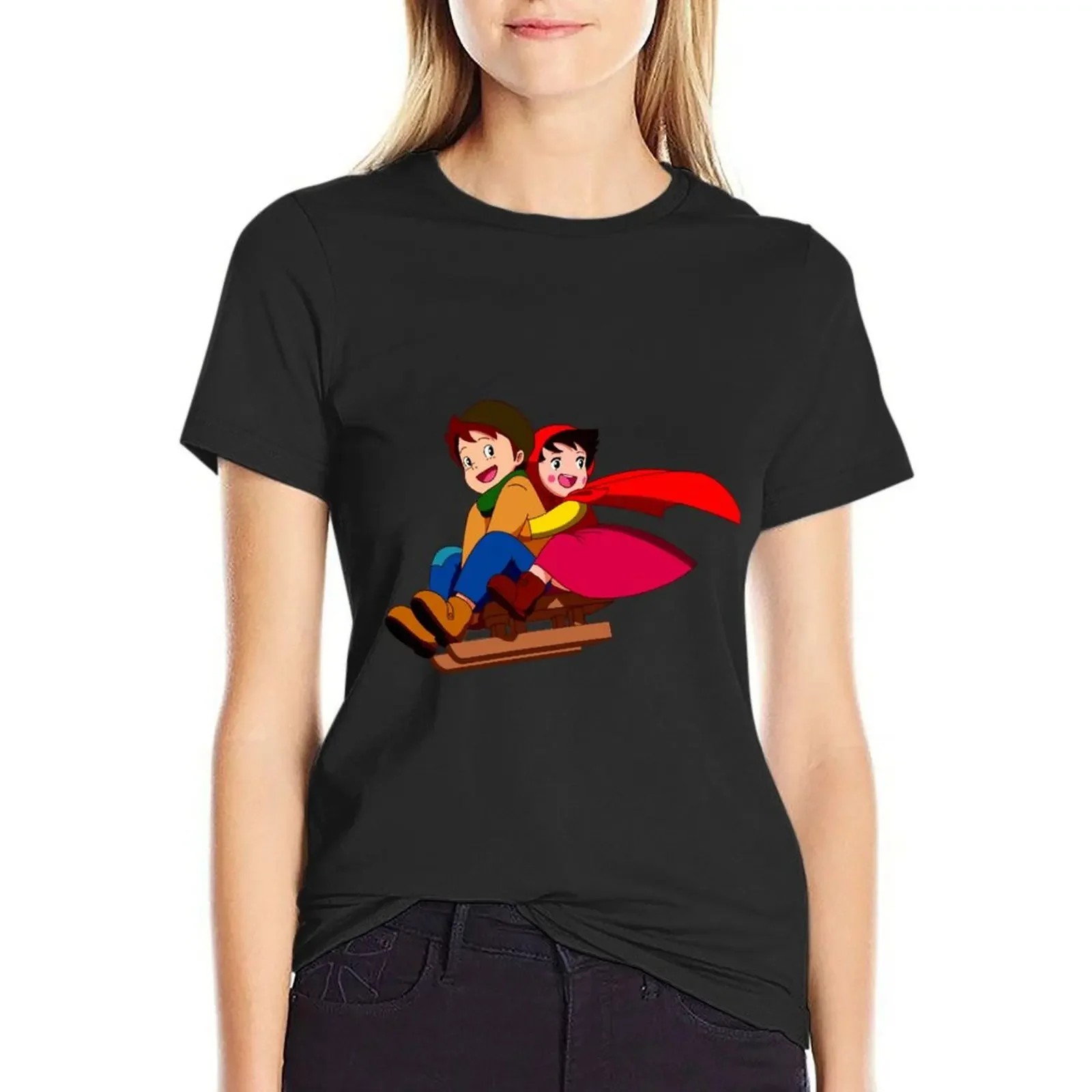 Heidi T-Shirt heavyweights customizeds sports fans funny summer blouses woman 2025
Heidi T-Shirt heavyweights customizeds sports fans funny summer blouses woman 2025