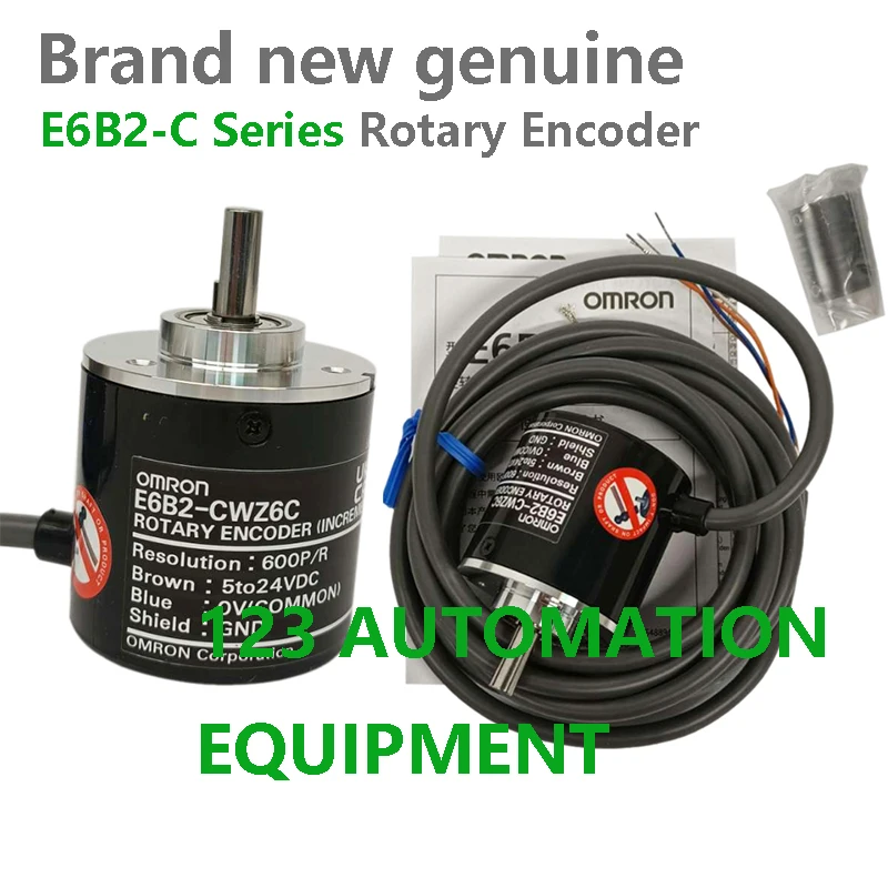 Authentic New Omron E6B2-CWZ1X E6B2-CWZ5B E6B2-CWZ6C Rotary Incremental Encoder
Authentic New Omron E6B2-CWZ1X E6B2-CWZ5B E6B2-CWZ6C Rotary Incremental Encoder