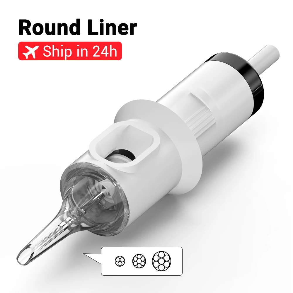 Stigma Round Liner 20Pcs Bugpin Disposable Tattoo Needle Cartridges with Membrane Safety for Tattoo Artists Super Value Pack
Stigma Round Liner 20Pcs Bugpin Disposable Tattoo Needle Cartridges with Membrane Safety for Tattoo Artists Super Value Pack
