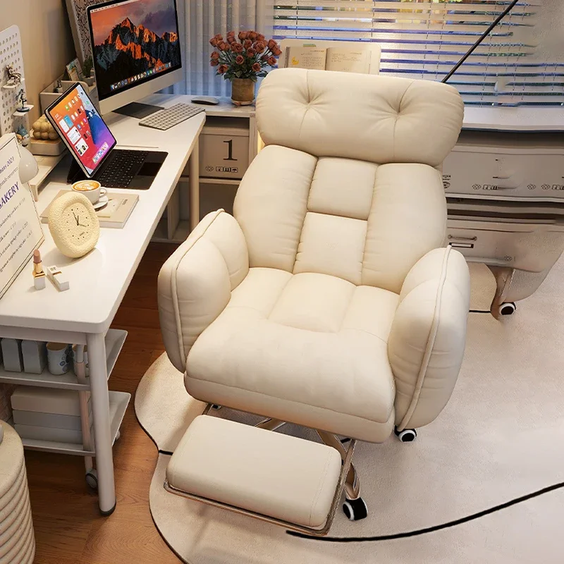Lazy Luxury Office Chair Stretch Comfort Modern Cute Gaming Chair Ergonomic Nordicable Computerstol Og Skrivebord Furniture
Lazy Luxury Office Chair Stretch Comfort Modern Cute Gaming Chair Ergonomic Nordicable Computerstol Og Skrivebord Furniture