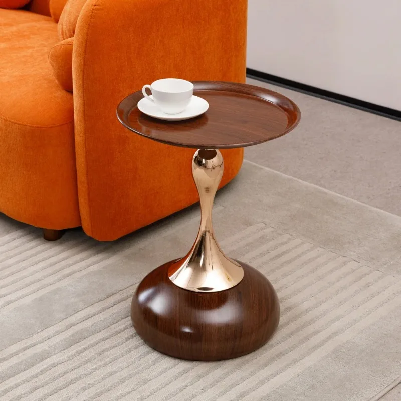 End Coffee Table Round Side Table Modern Metal Pedestal Table Minimalist Accent mesa for Small Spaces Decoration for Living Room
End Coffee Table Round Side Table Modern Metal Pedestal Table Minimalist Accent mesa for Small Spaces Decoration for Living Room