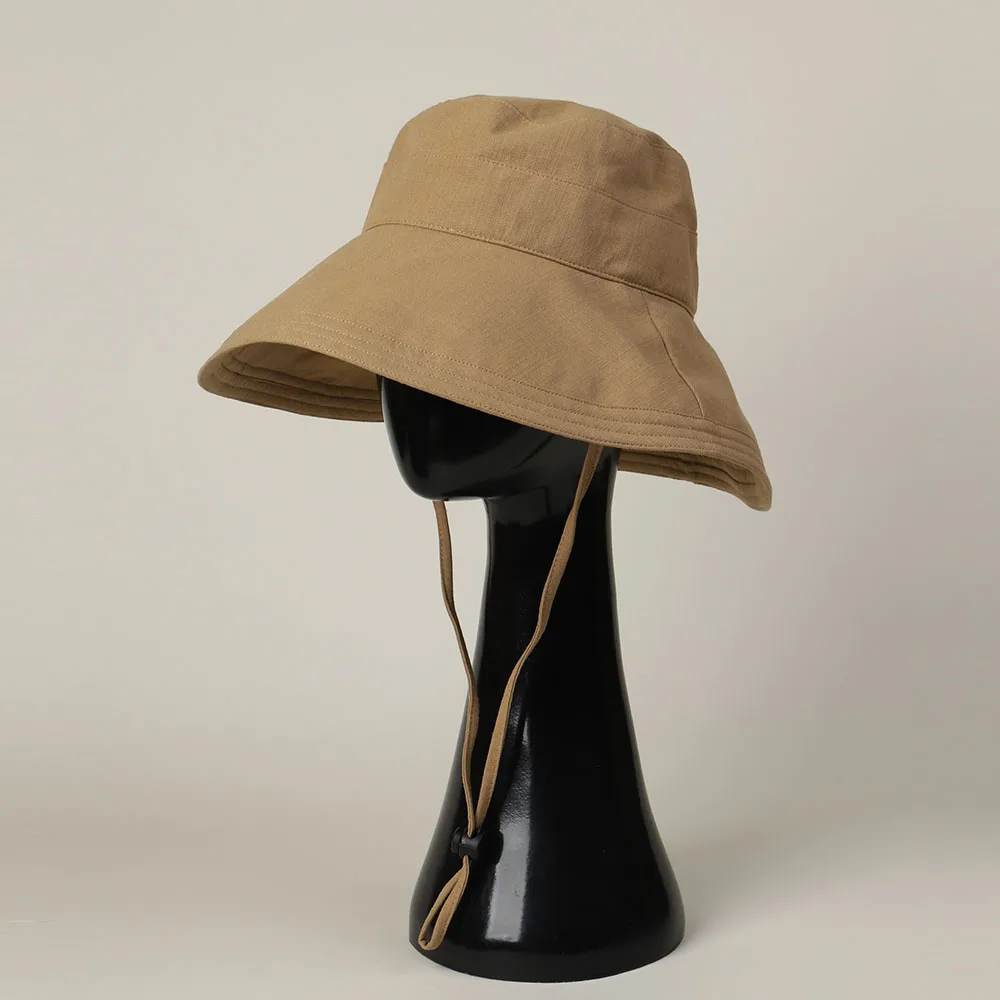 Bucket Hat Women Summer Sun Protection Big Brim Strap Breathable Accessory For Fisherman Hike Climb Outdoor Camp
Bucket Hat Women Summer Sun Protection Big Brim Strap Breathable Accessory For Fisherman Hike Climb Outdoor Camp