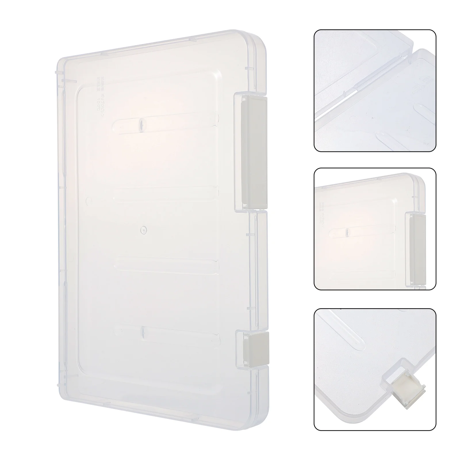 A4 A5 Paper File Document Storage Box Desktop Storage Holder Transparent Container Clipboard File Box Case For Office School
A4 A5 Paper File Document Storage Box Desktop Storage Holder Transparent Container Clipboard File Box Case For Office School