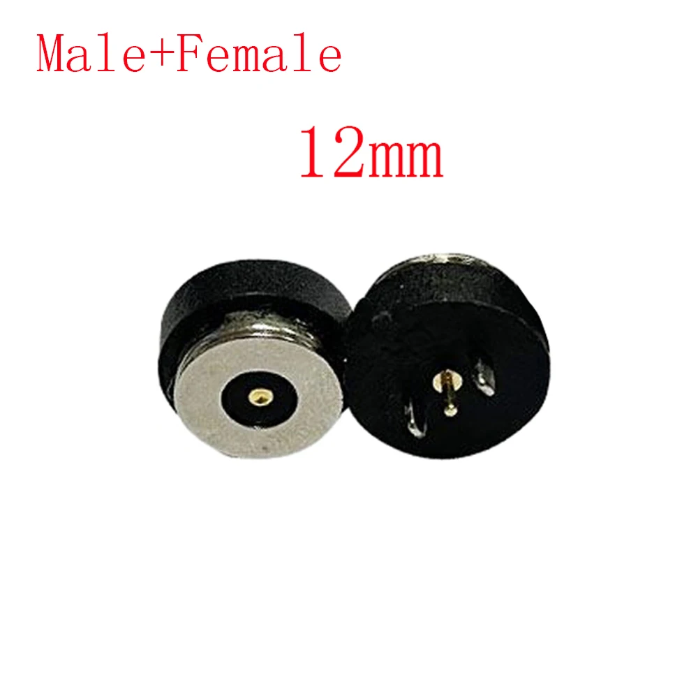 1 Pin 5mm/8mm/10mm/12mm Spring-Loaded Magnetic Pogo Pin Male and Female DC Power Charge Probe Magnet Connector 1 Pair
1 Pin 5mm/8mm/10mm/12mm Spring-Loaded Magnetic Pogo Pin Male and Female DC Power Charge Probe Magnet Connector 1 Pair
