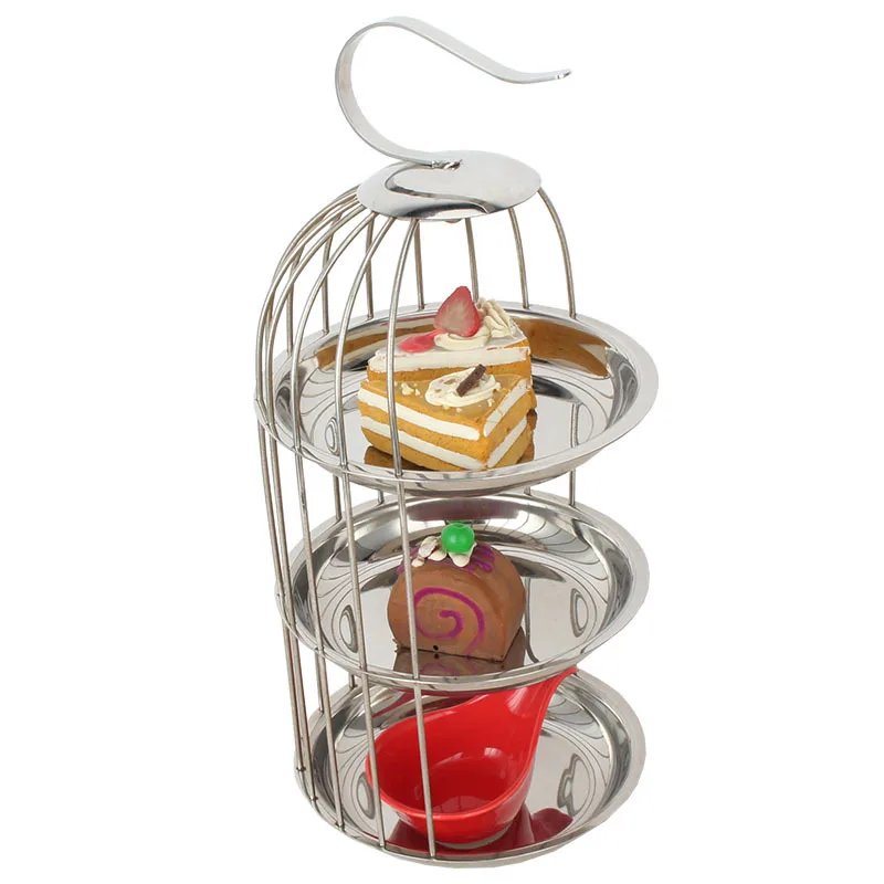 Стеллаж для клетки для птиц из нержавеющей стали, стеллаж для шведского стола, трехслойный торт, креативная закуска, послеобеденный чай, закуска, выпечка
Стеллаж для клетки для птиц из нержавеющей стали, стеллаж для шведского стола, трехслойный торт, креативная закуска, послеобеденный чай, закуска, выпечка