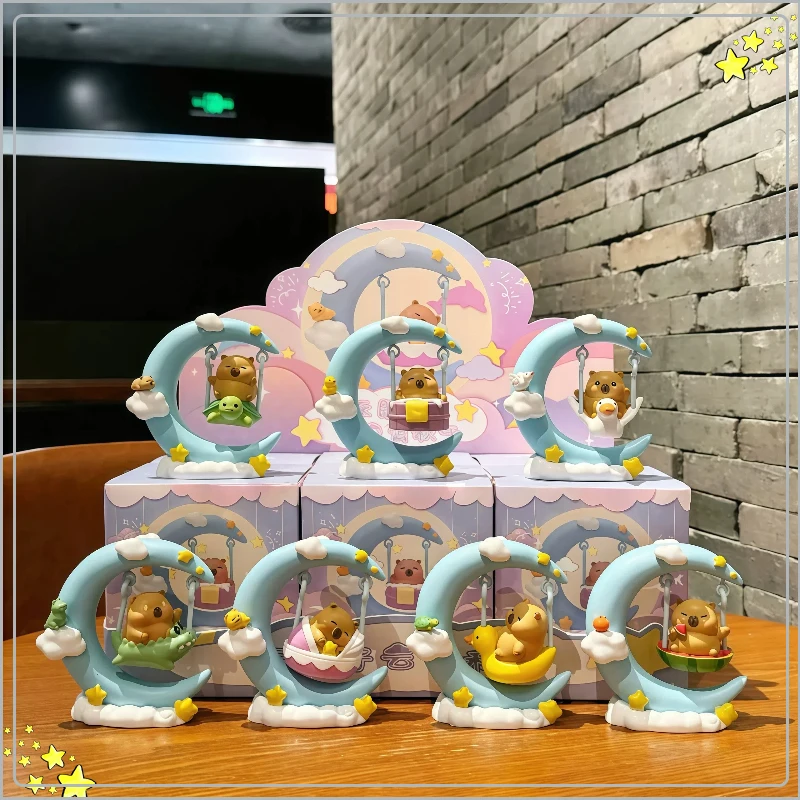 Kapibala Cloud Swing Blind Box Moon Shaped Pufferfish Cute Doll Decoration Statue Cartoon Character Collection Model Toy Gift
Kapibala Cloud Swing Blind Box Moon Shaped Pufferfish Cute Doll Decoration Statue Cartoon Character Collection Model Toy Gift