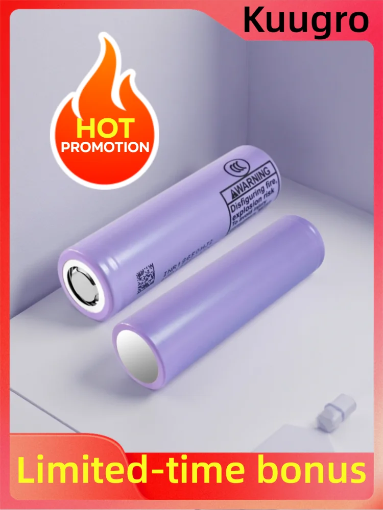 kuugro HJ2 3.7v 18650 3000mAh 30A Continuous Discharge High Power Lithium Battery For Drone Power Tool Battery PacK
kuugro HJ2 3.7v 18650 3000mAh 30A Continuous Discharge High Power Lithium Battery For Drone Power Tool Battery PacK