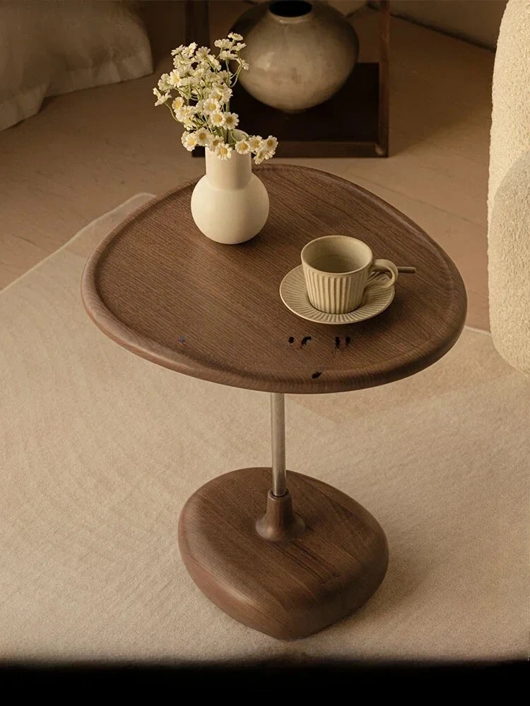 SS Креативный журнальный столик, круглый угловой столик из черного ореха, современный простой круглый стол для маленькой квартиры 
SS Креативный журнальный столик, круглый угловой столик из черного ореха, современный простой круглый стол для маленькой квартиры