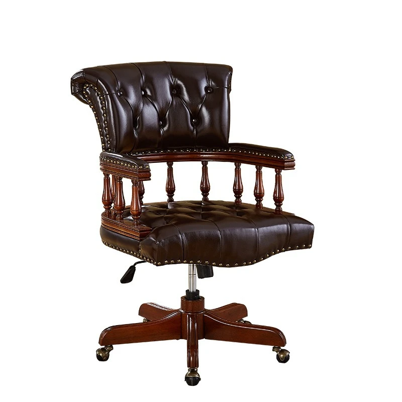 Book American Boss Leather Computer Office Household E-sports Solid Wood Swivel Chair President Class
Book American Boss Leather Computer Office Household E-sports Solid Wood Swivel Chair President Class