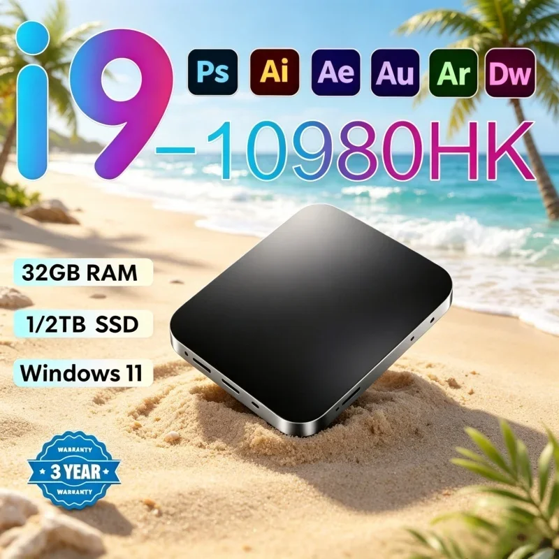 2026 Lambent Vagrant MINI PC Equipped With Windows 11 Pro Core I9 10980HK RAM 1TB SSD WIFI 6 BT5.2 4K HD Compact Gaming Business
2026 Lambent Vagrant MINI PC Equipped With Windows 11 Pro Core I9 10980HK RAM 1TB SSD WIFI 6 BT5.2 4K HD Compact Gaming Business