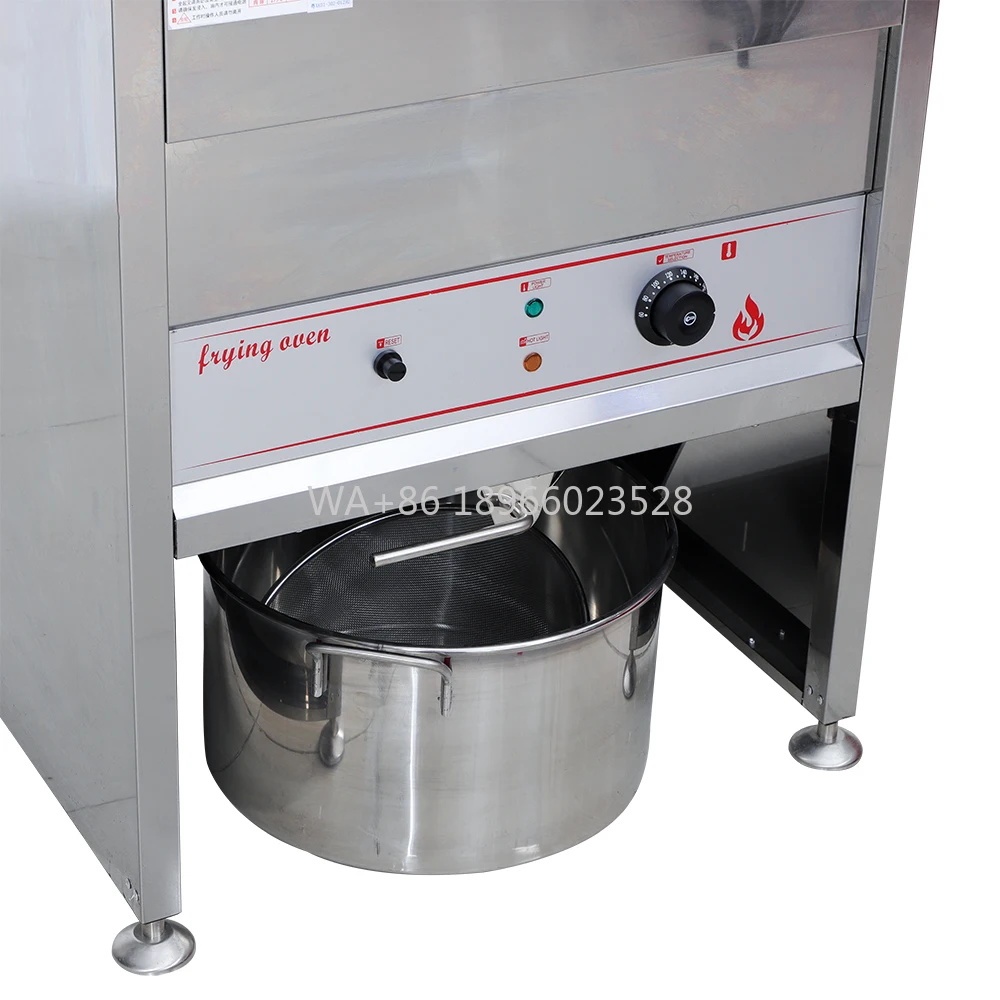 Многофункциональный большой масляный резервуар из нержавеющей стали, прочная вертикальная фритюрница, палочки для жареного теста с курицей, коммерческое оборудование
Многофункциональный большой масляный резервуар из нержавеющей стали, прочная вертикальная фритюрница, палочки для жареного теста с курицей, коммерческое оборудование