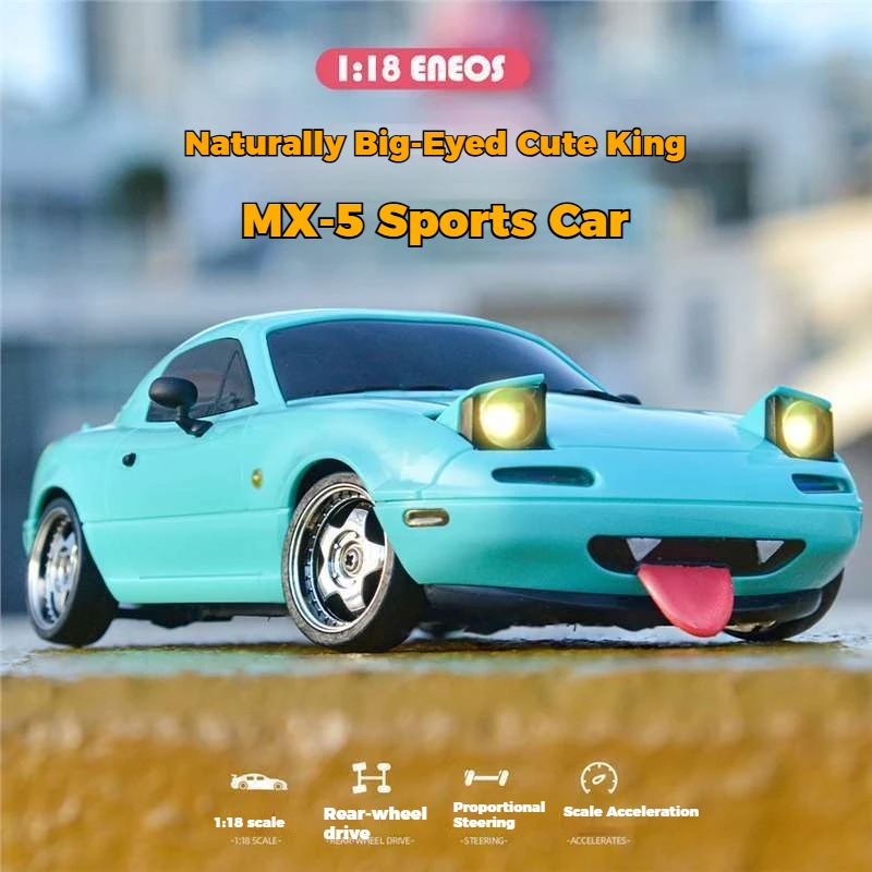Landa Ld1804 1 18 Scale Rc Drift Car Mx5 Na Rear Drive Pop Up Headlight Electric Remote Control Sports Car For Hobby Enthusiasts
Landa Ld1804 1 18 Scale Rc Drift Car Mx5 Na Rear Drive Pop Up Headlight Electric Remote Control Sports Car For Hobby Enthusiasts