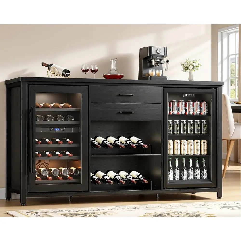 Large Coee Bar Cabinet with 2 ridge Space, 70.8" L Kitchen Wine Cabinet, Wood Buet Sideboard Table Station, armhouse Liquor Cabi
Large Coee Bar Cabinet with 2 ridge Space, 70.8" L Kitchen Wine Cabinet, Wood Buet Sideboard Table Station, armhouse Liquor Cabi