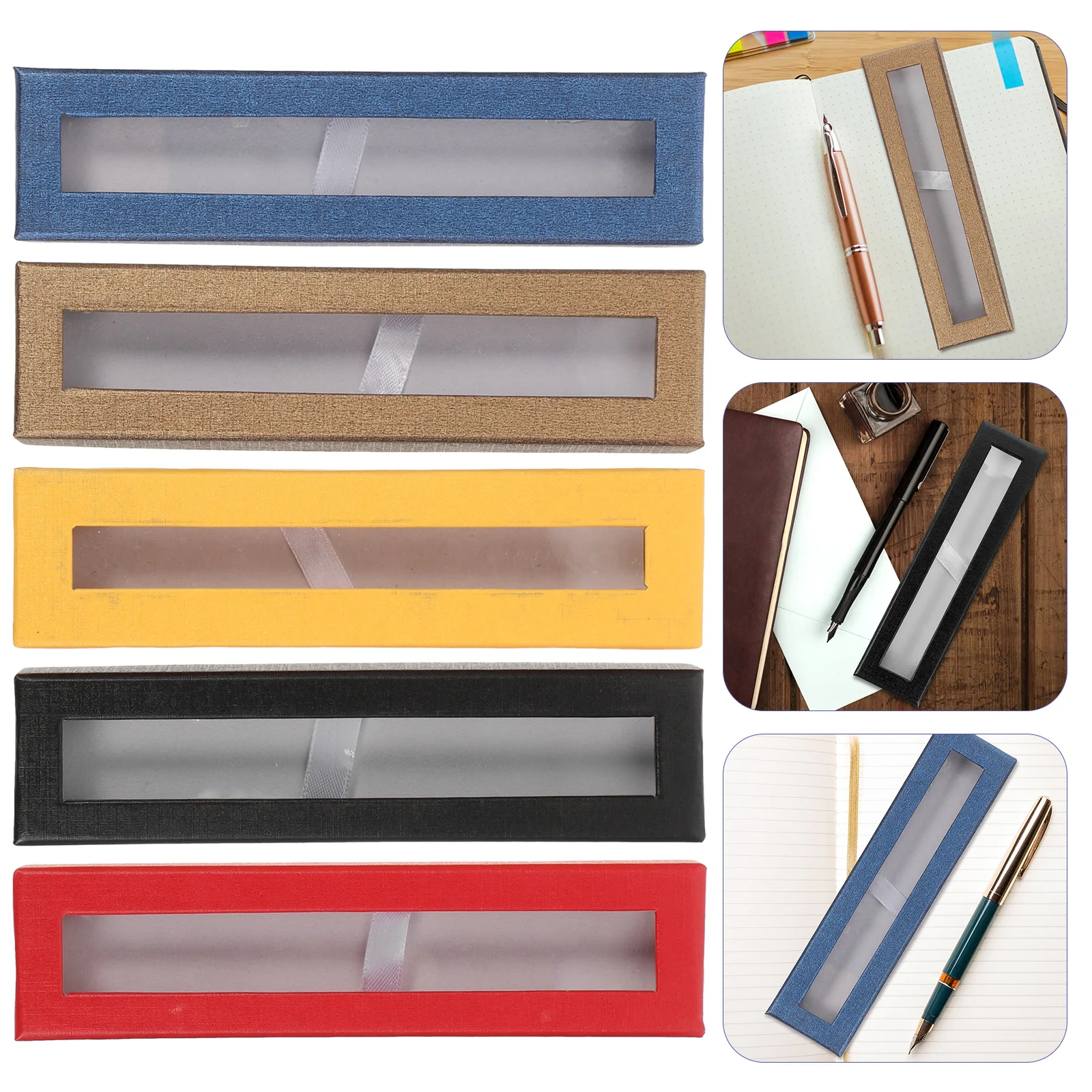 5pcs Colorful Fountain Box Multi-Functional Case Decorative Organizer Portable Holder Smooth Lining Pen Display Case Gift Option
5pcs Colorful Fountain Box Multi-Functional Case Decorative Organizer Portable Holder Smooth Lining Pen Display Case Gift Option