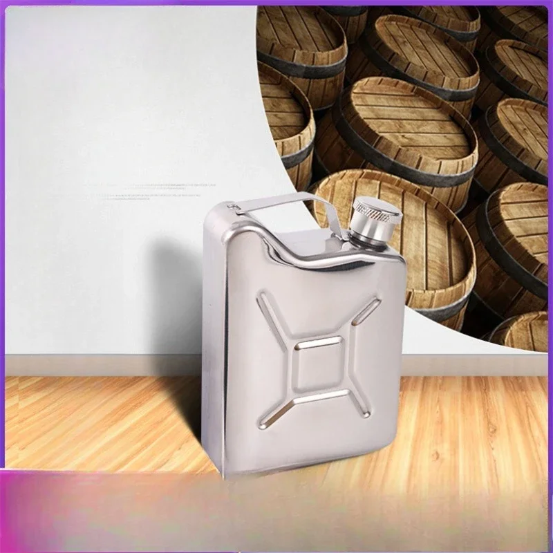 with Funnel Portable Wine Pot Creative Stainless Steel Flagon for Whiskey Liquor Personalized Men Gift
with Funnel Portable Wine Pot Creative Stainless Steel Flagon for Whiskey Liquor Personalized Men Gift