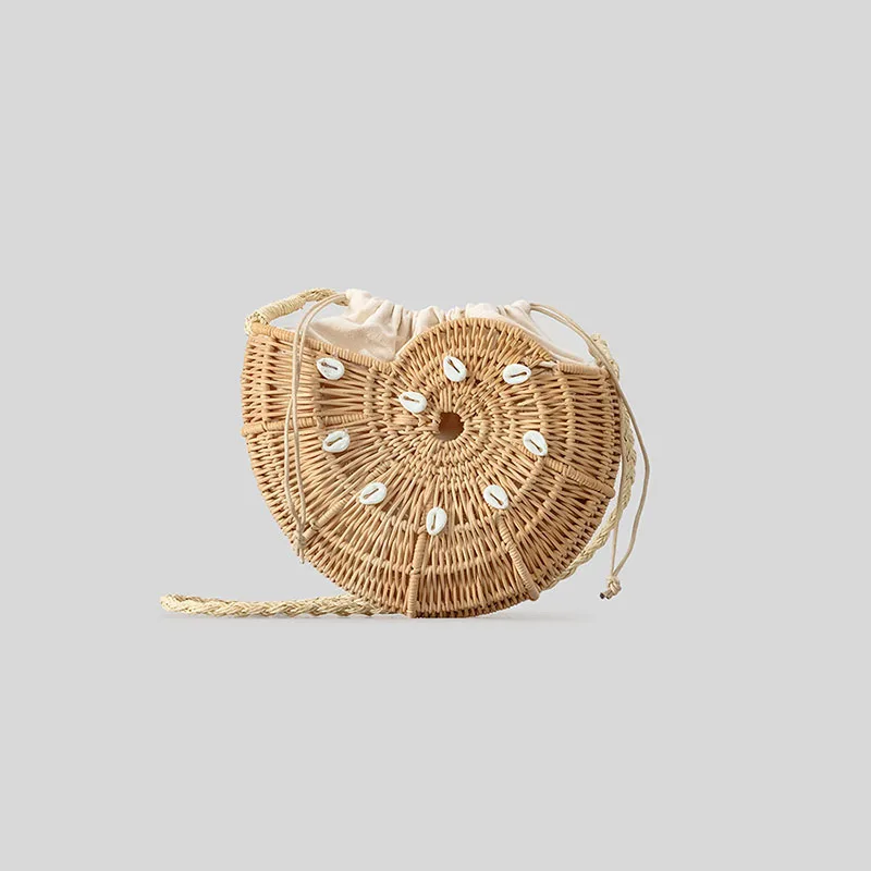 Cute Conch-shaped Rattan Bag Handmade Summer Beach Straw Bag Funny Woven Shell Women Shoulder Crossbody Bags Trend Bali Purses
Cute Conch-shaped Rattan Bag Handmade Summer Beach Straw Bag Funny Woven Shell Women Shoulder Crossbody Bags Trend Bali Purses