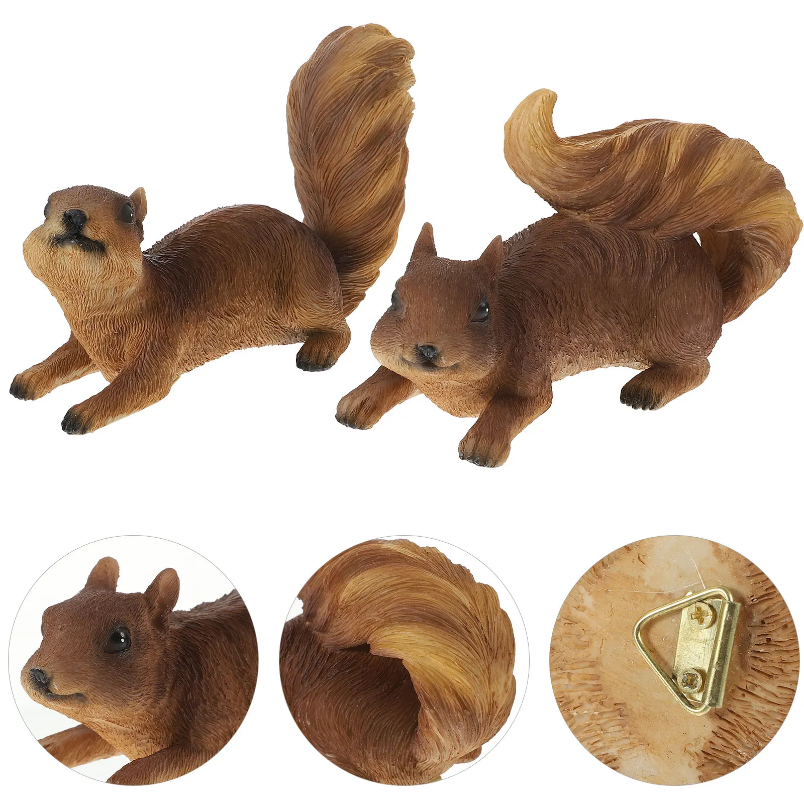 2pcs Squirrel Statue Resin Animals Garden Ornament Yard Figurines Tree Lovely Shape Premium Material Durability Warm Enjoyment
2pcs Squirrel Statue Resin Animals Garden Ornament Yard Figurines Tree Lovely Shape Premium Material Durability Warm Enjoyment