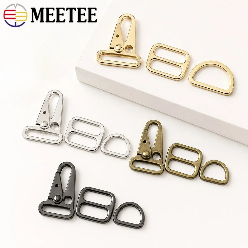 5Sets 25-38mm Metal Bag Strap Buckles Snap Hook D Ring Connector Clasp Webbing Tri Glide Slider Hardware Accessories DIY Kit
5Sets 25-38mm Metal Bag Strap Buckles Snap Hook D Ring Connector Clasp Webbing Tri Glide Slider Hardware Accessories DIY Kit