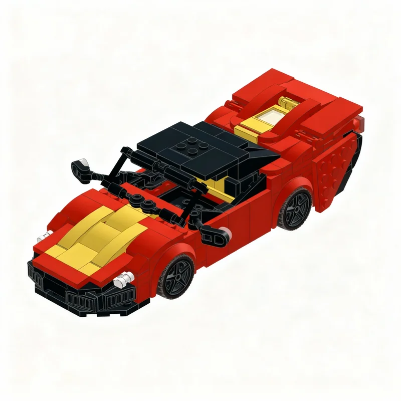 303pcs MOC Ferrar Inspired Supercar City Champions Model Building Blocks Construction Toy Christmas Gifts DIY Creative Idea
303pcs MOC Ferrar Inspired Supercar City Champions Model Building Blocks Construction Toy Christmas Gifts DIY Creative Idea