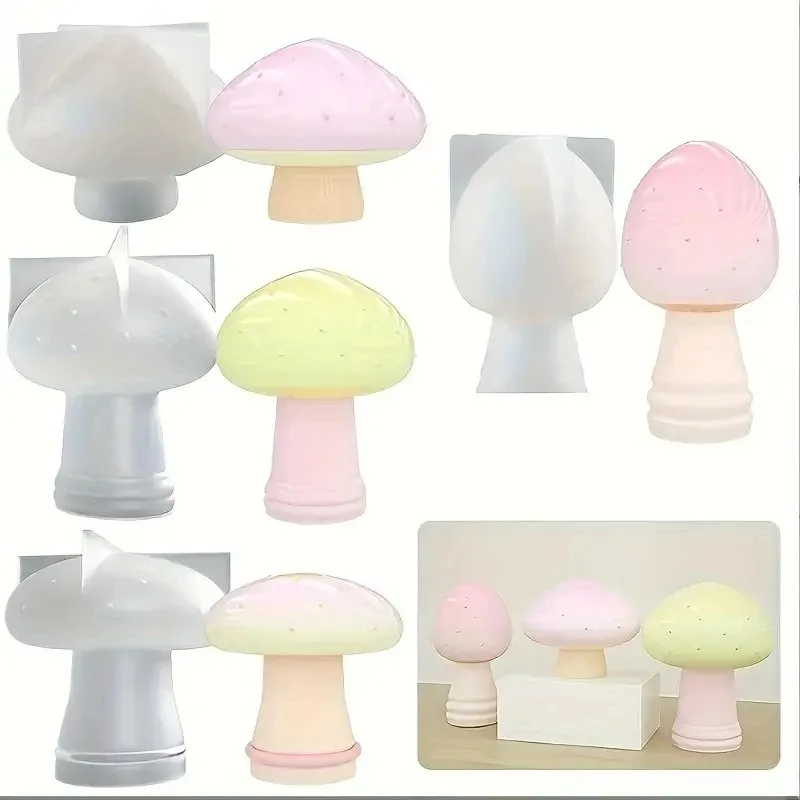 mushroom shape silicone mold for handmade candle plaster soap epoxy resin chocolate decoration gypsum ice diy baking mould
mushroom shape silicone mold for handmade candle plaster soap epoxy resin chocolate decoration gypsum ice diy baking mould