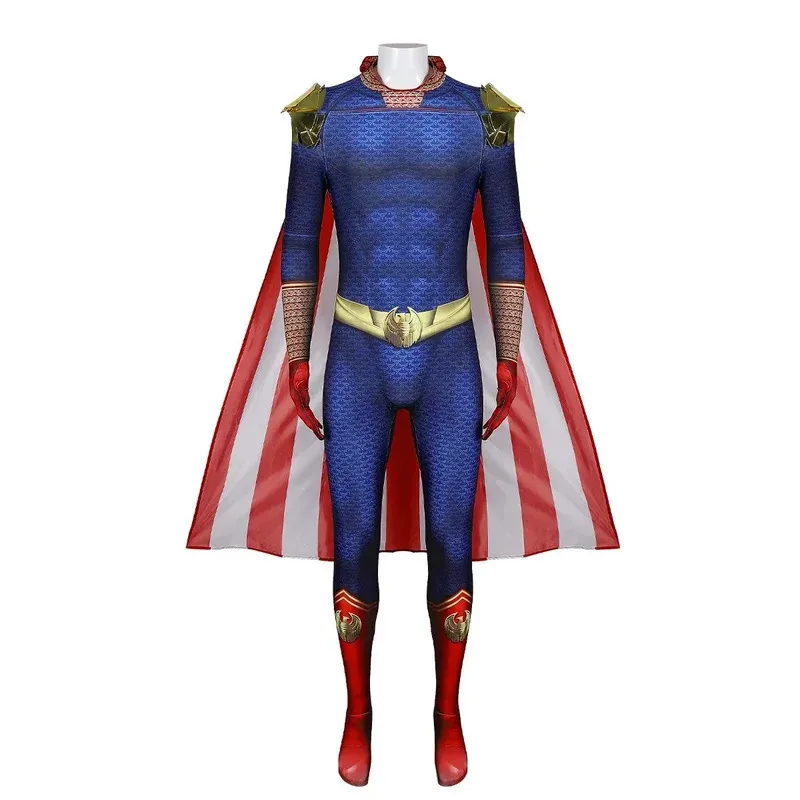 NewCospaly The Boys Homelander Superhero Costume Adult Man Halloween Costumes Antony Starr Jumpsuit Cloak Blue Bodysuit new2025
NewCospaly The Boys Homelander Superhero Costume Adult Man Halloween Costumes Antony Starr Jumpsuit Cloak Blue Bodysuit new2025