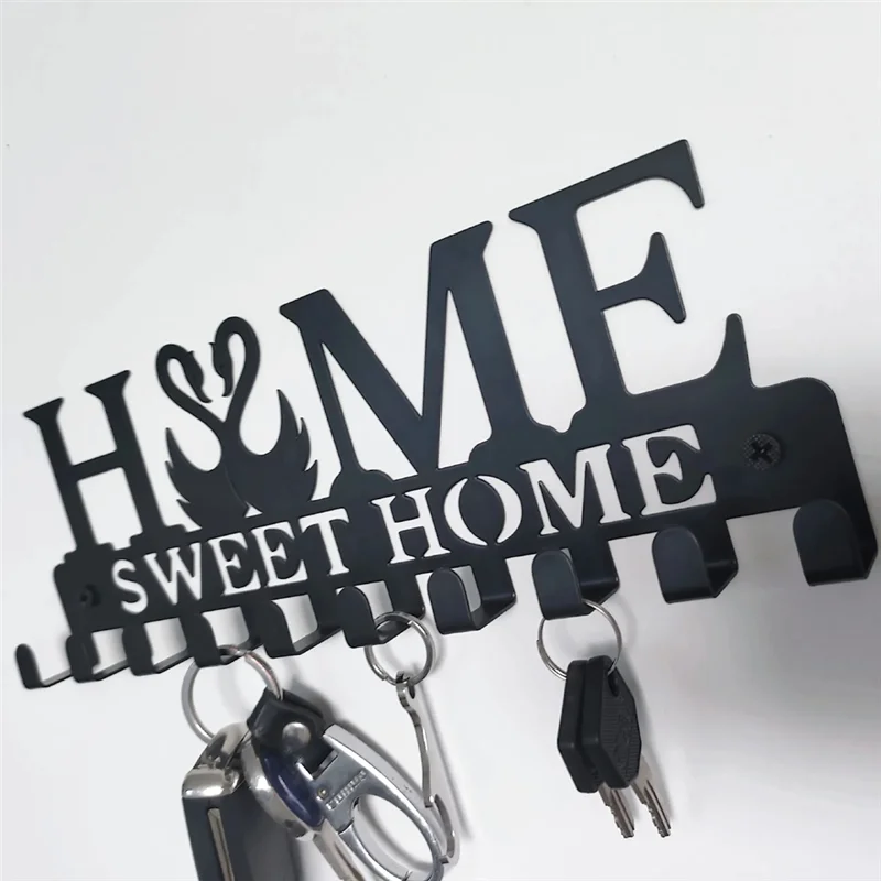 Versatile Metal Wall Hook Storage Rack Black Sweet Home Wall Hook Self-Adhesive Hook Key Hanging Kitchen Towel Hanger Clothes Ea
Versatile Metal Wall Hook Storage Rack Black Sweet Home Wall Hook Self-Adhesive Hook Key Hanging Kitchen Towel Hanger Clothes Ea